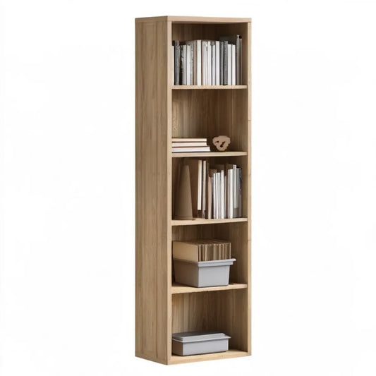 Regał biblioteczka z płyty wiórowej laminowanej, jasny dąb, 40 x 30 x 180 cm